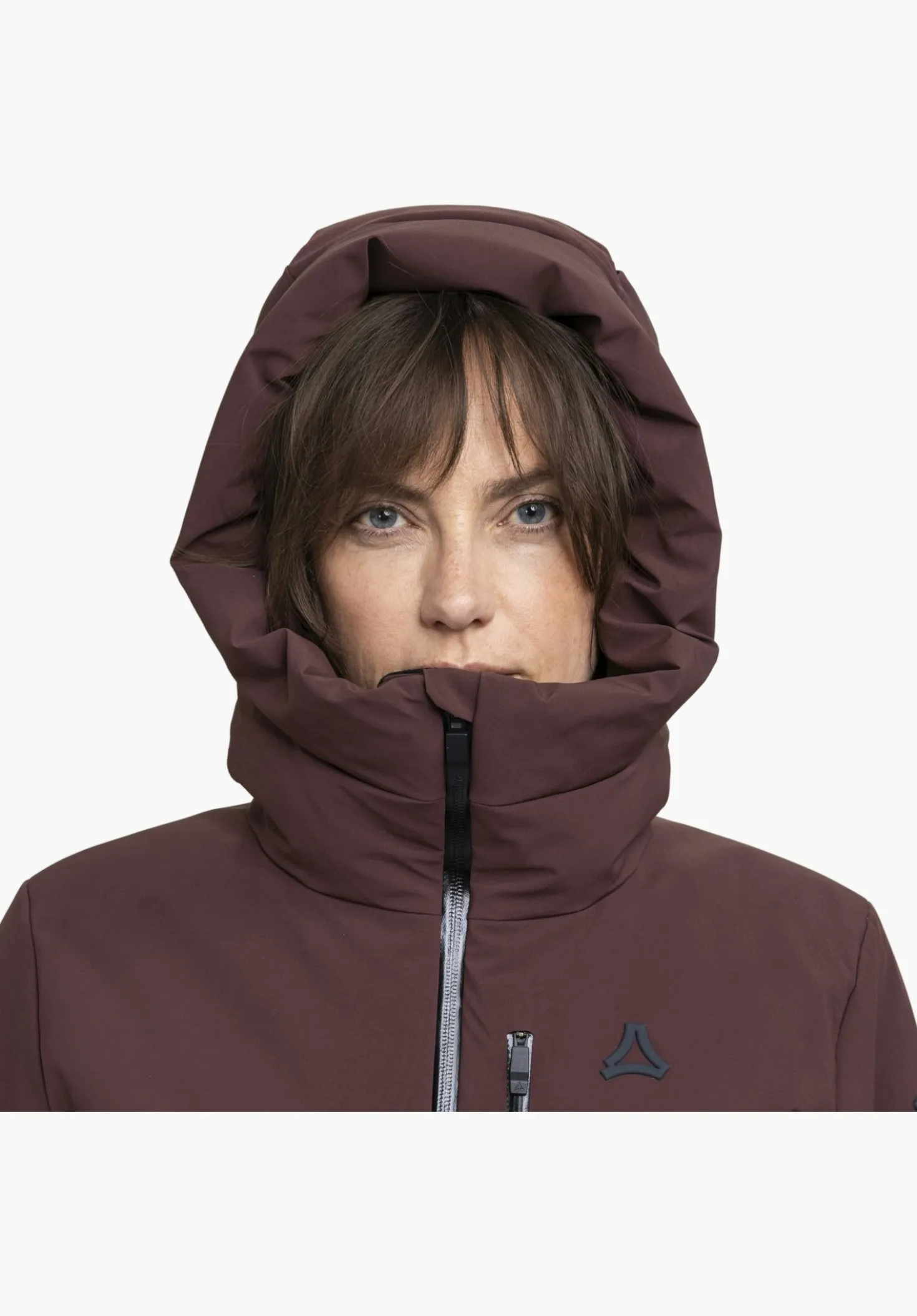 Warme Skijacke mit Hybrid-Isolaltion