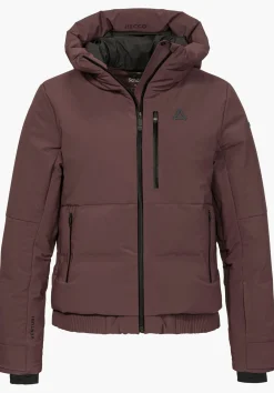 Warme Skijacke mit Hybrid-Isolaltion