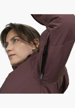 Warme Skijacke mit Hybrid-Isolaltion