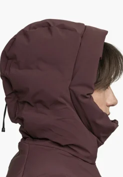 Warme Skijacke mit Hybrid-Isolaltion