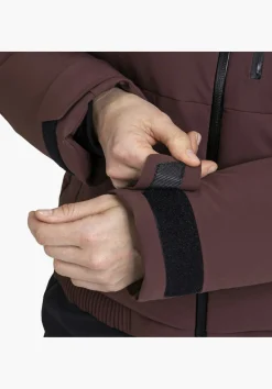 Warme Skijacke mit Hybrid-Isolaltion