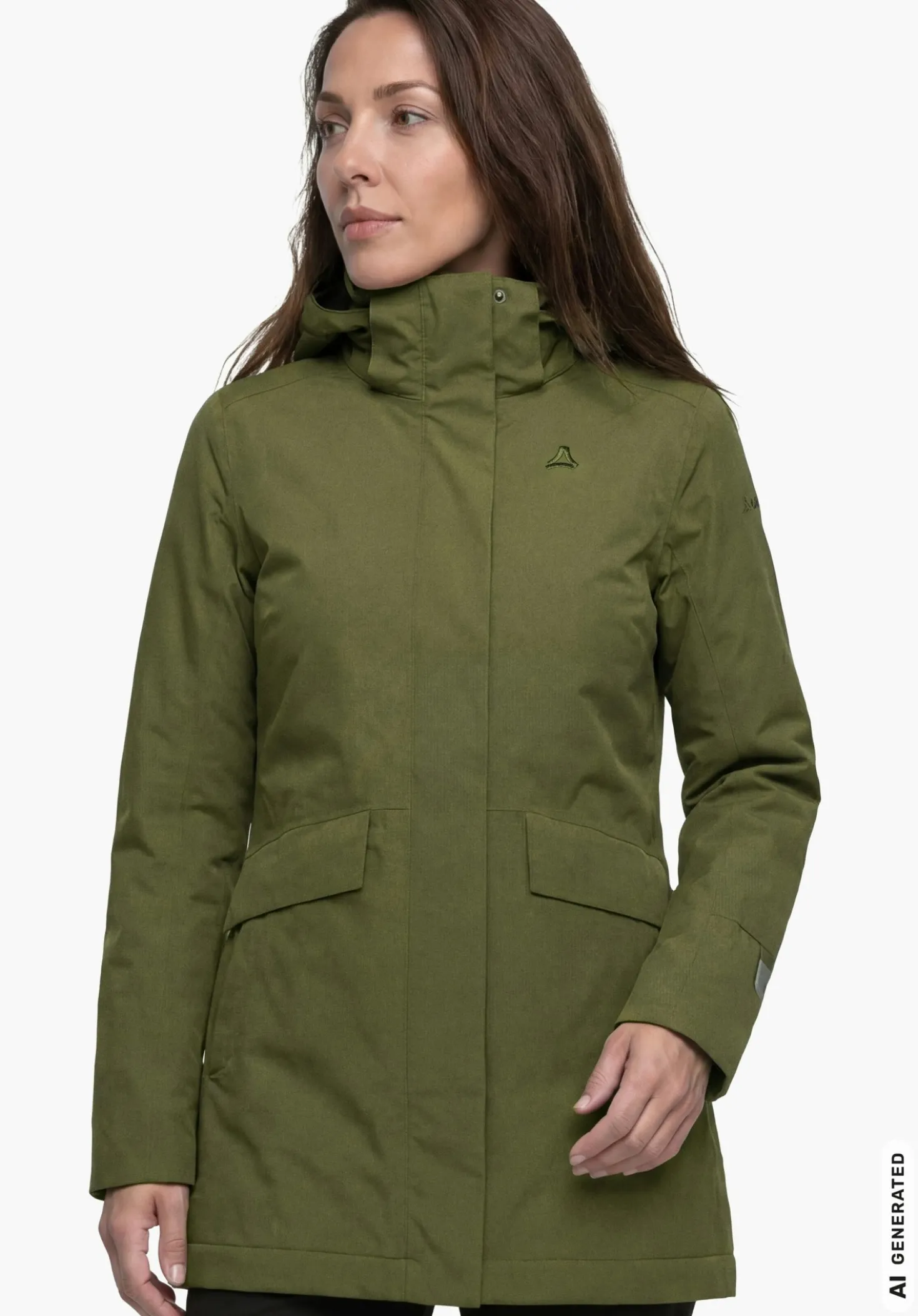 Wasserdichter 3in1 Parka mit Steppjacke