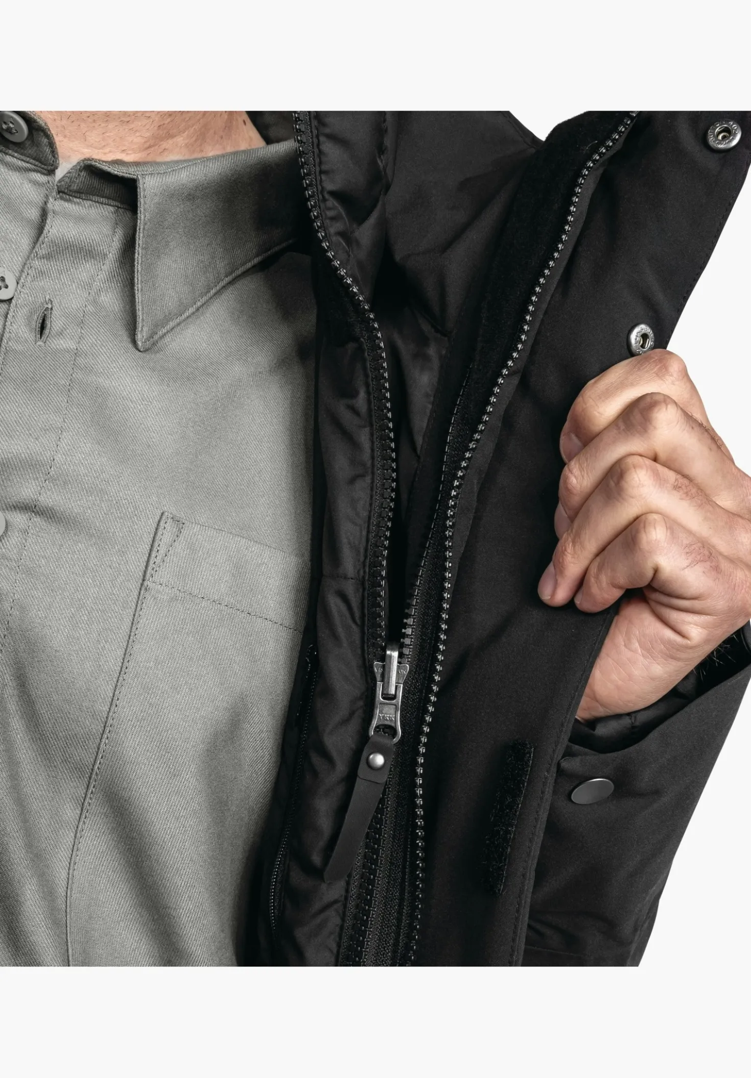 Wasserdichter 3in1 Parka mit Steppjacke