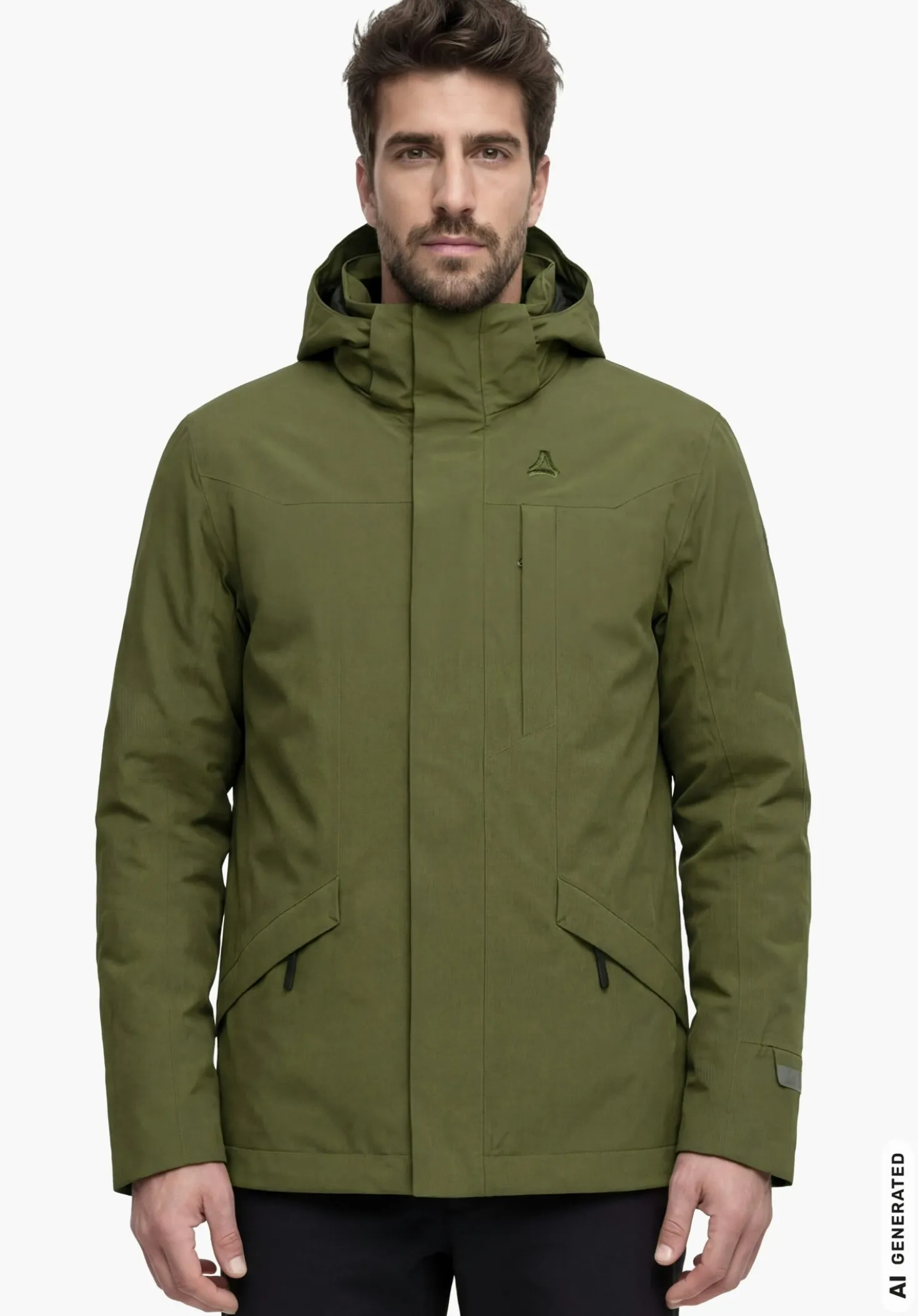 Wasserdichter 3in1 Parka mit Steppjacke