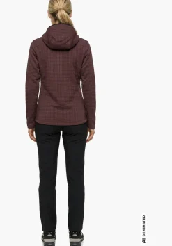 Windabweisender Fleece Hoody mit Stretch