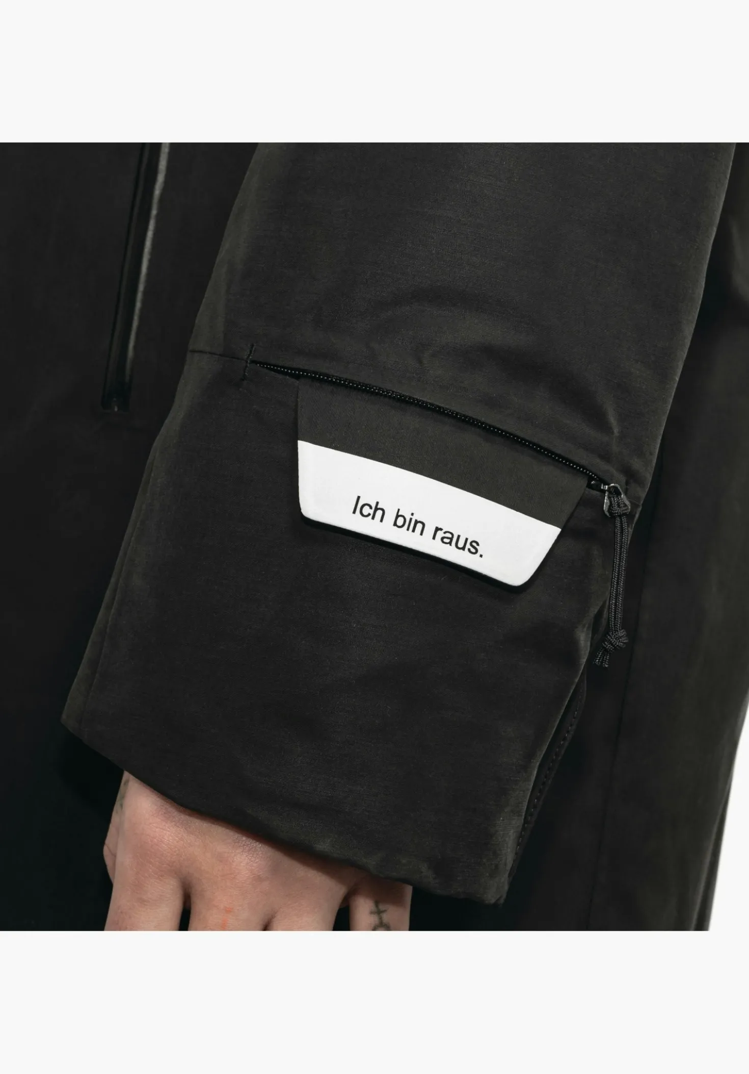 Wintermantel aus innovativen Materialien