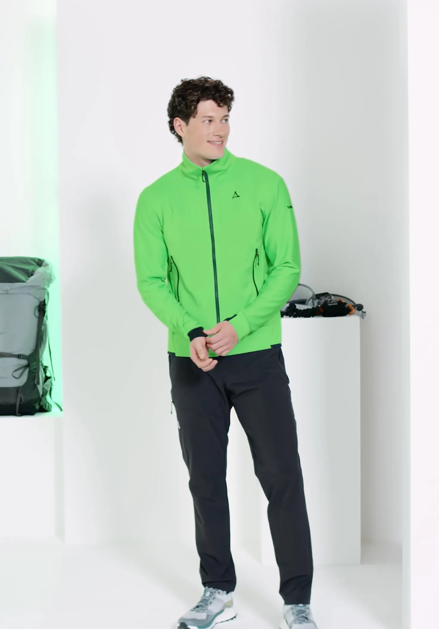 Wärmende & rasch trocknende Fleece Jacke