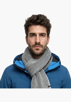Wärmender Schal in 2-Tone Strick-Optik