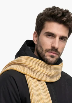 Wärmender Schal in 2-Tone Strick-Optik